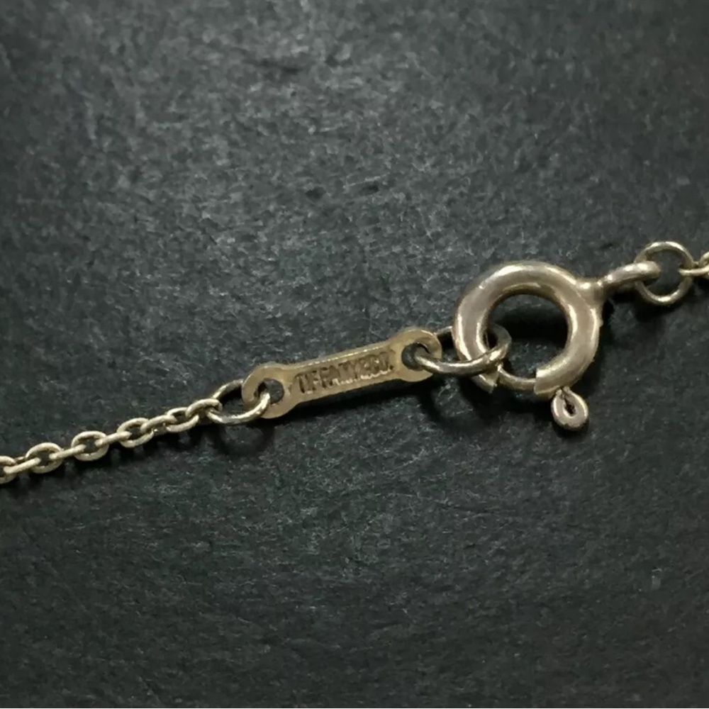 TIFFANY & CO. Silver 925 Paloma Picasso X Pendant Necklace - Picture 9 of 9